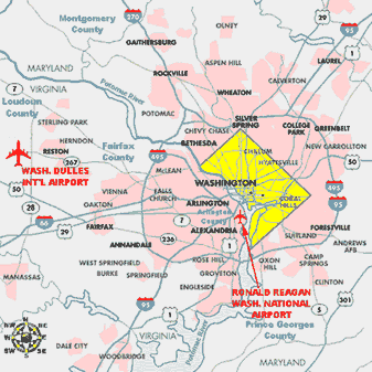 DC Metro Area Map